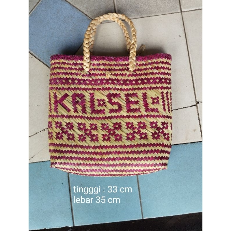 TAS PURUN / BAKUL PURUN ASLI KALIMANTAN / TOTE BAG PURUN