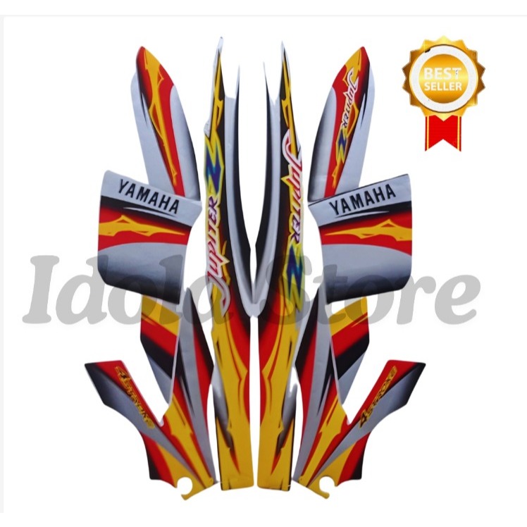 Stiker Striping Standar Yamaha Jupiter Z 2004 Kuning Silver List Stiker Standar Jupiter Z 2004