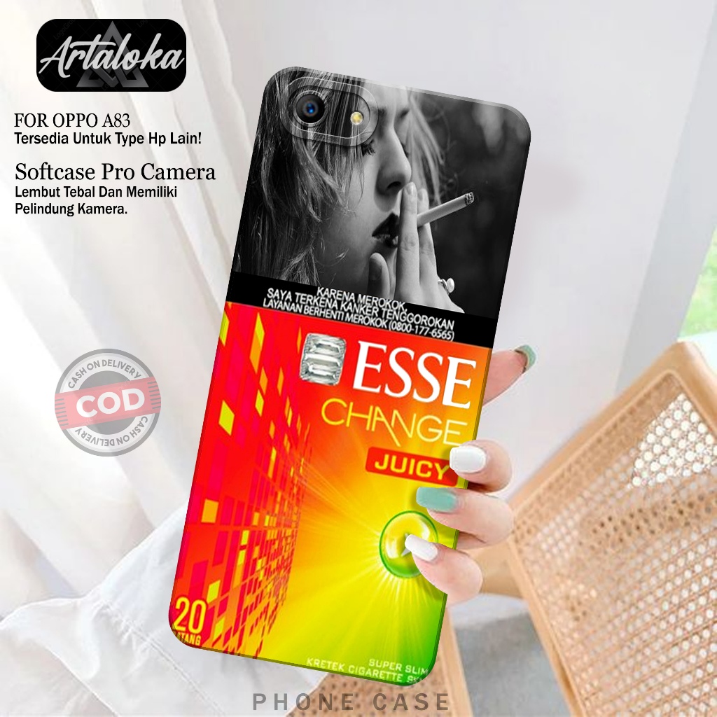 Case Hp OPPO A83 Fashion Case RK Softcase OPPO A83 Silikon TPU Pro Camera Casing OPPO A83 Cover Hp C