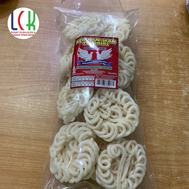 

Krupuk cetak merk merpati