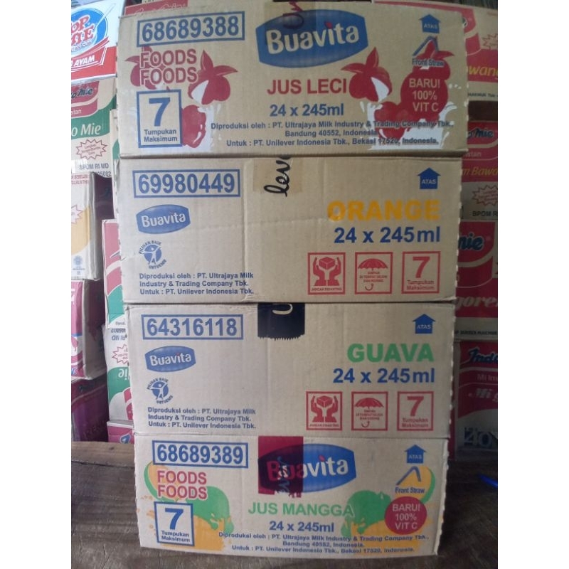 

Buavita 245ml 1 Karton isi 24
