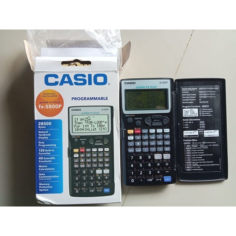 

kalkulator Casio fx-5800p