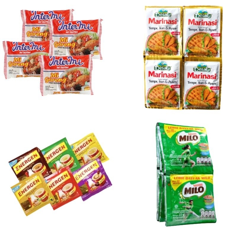 

Energen Sereal dan Minuman Susu Milo Renteng Isi 5 Pcs