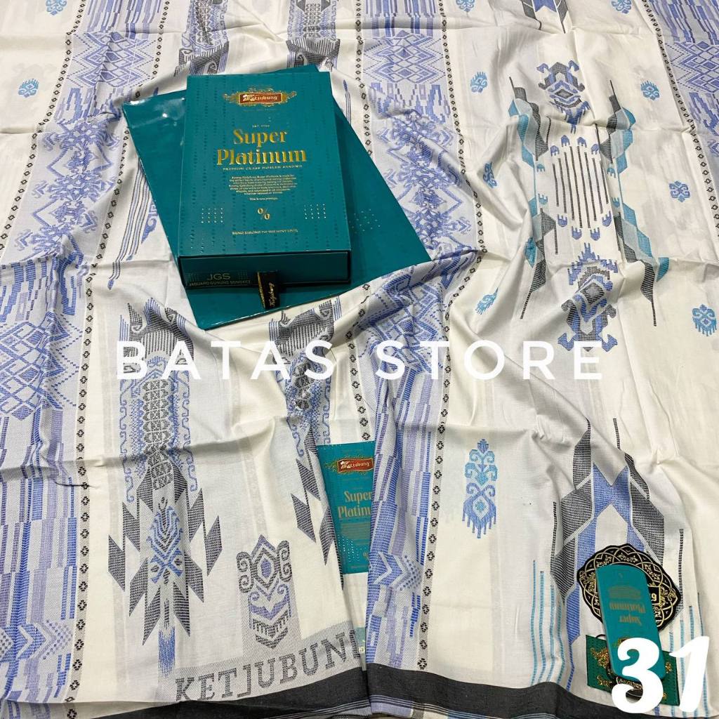 Sarung Ketjubung Super Platinum 100% Ori//Sarung kecubung Platinum Sarung kecubung Super Platinum Ja