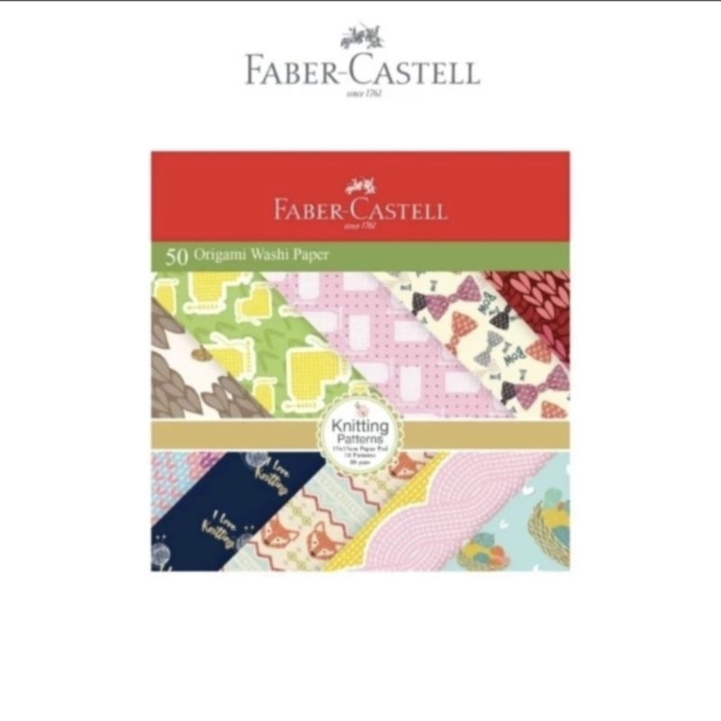 

FABER CASTELL KERTAS LIPAT MOTIF ORIGAMI WASHI PAPER 15 X 15 CM