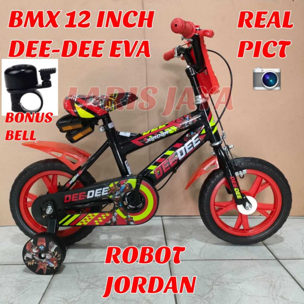 RK BONUS BELL Sepeda anak laki laki ukuran 12 inch ban eva sepeda anak bmx 12 inch sepeda bmx ban