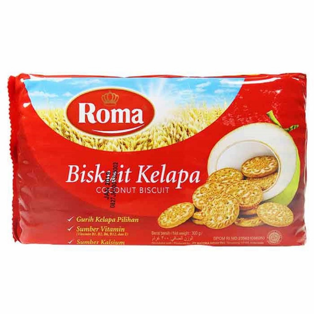 

Roma Biscuit Kelapa 300 Gr