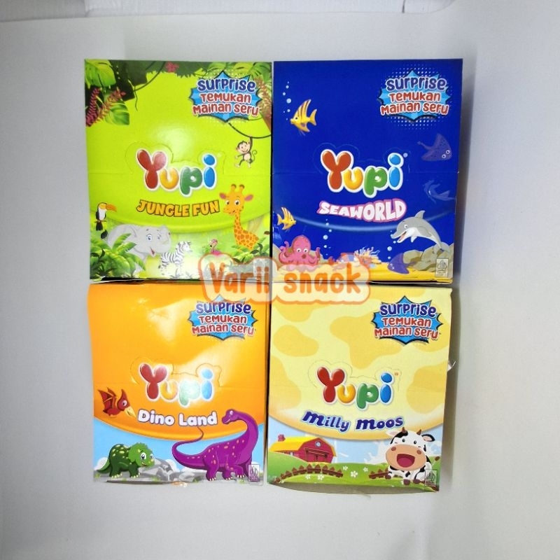 

Permen Gummy Yupi Aneka Rasa / Varian Hewan 1 Box 12 pcs