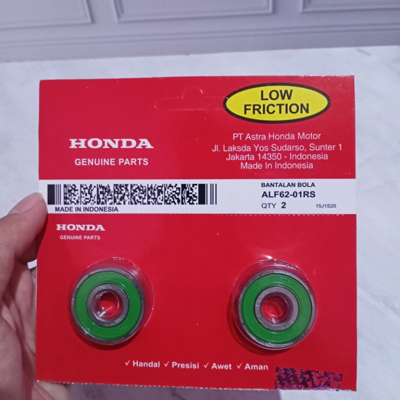 Bearing laher Roda depan Vario Sonic Stylo GTR 150 PCX 150 Vario 125 150 Laher Bering 2pcs