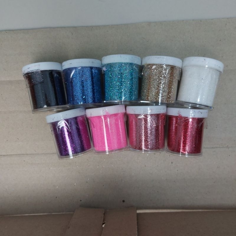 

Glitter Bubuk Manik Manik Bisa Untuk Bunga Pita Satin 10gr