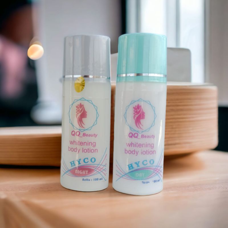 hb pemutih premium HYCO QQ siang - malam body whitening ORIGINAL 100%