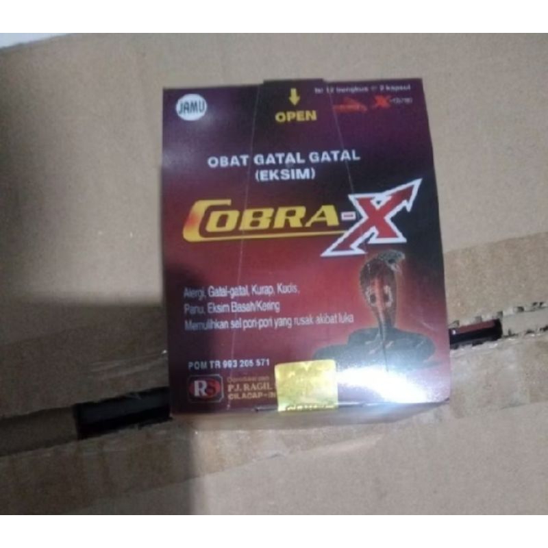 

di jual (cobra x gatal kap) isi 12 pcs