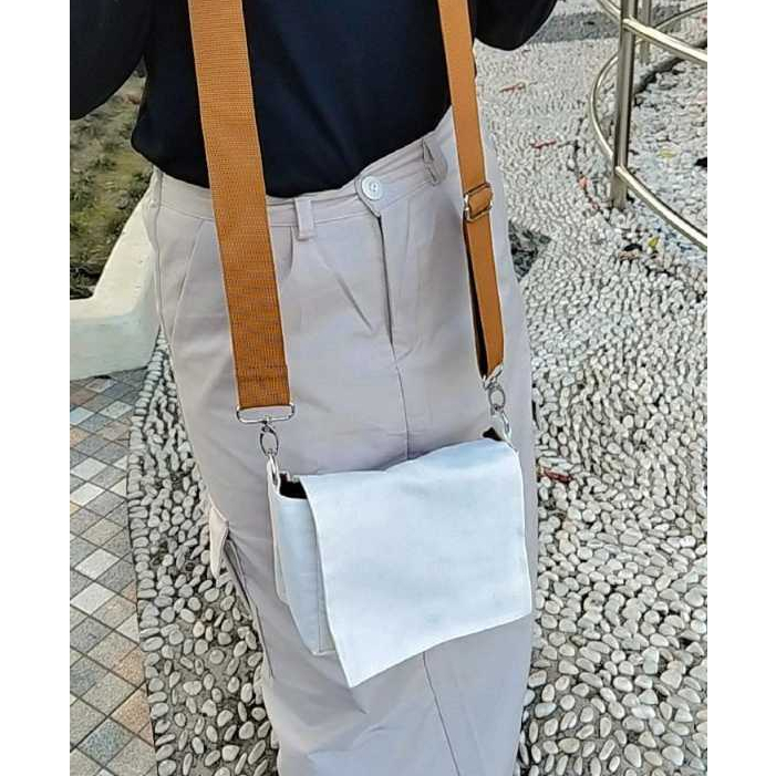 MINI SLINGBAG KANVAS PREMIUM | Tas Selempang Tas Bahu