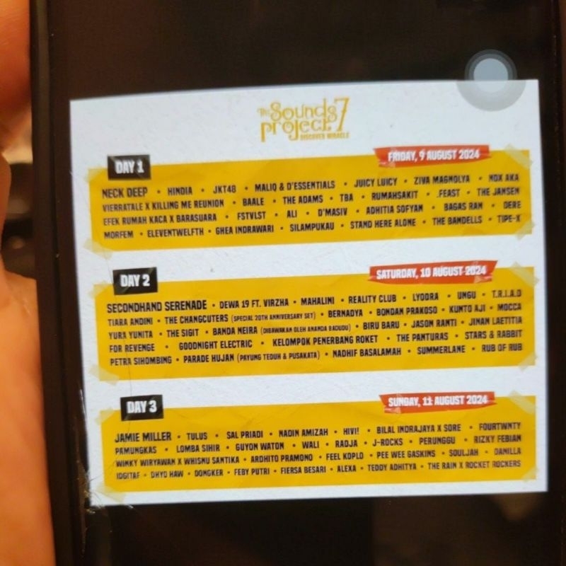 konser sound project 2 tiket day 3