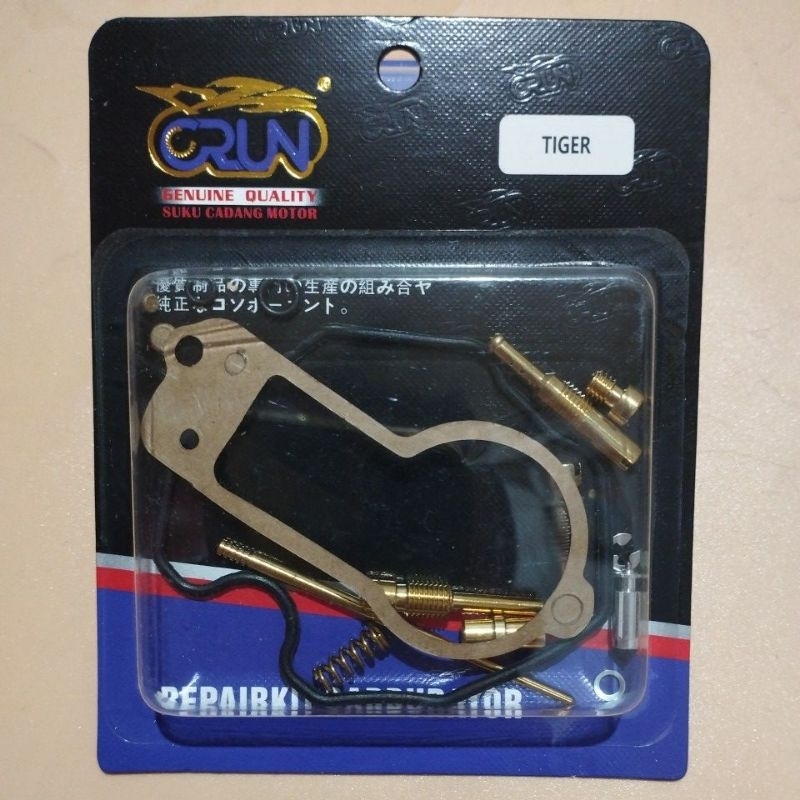 CRUN REPAIRKIT CARBURATOR TIGER KCJ /TIGER REVO /REPAIR KIT KARBURATOR ORIGINAL