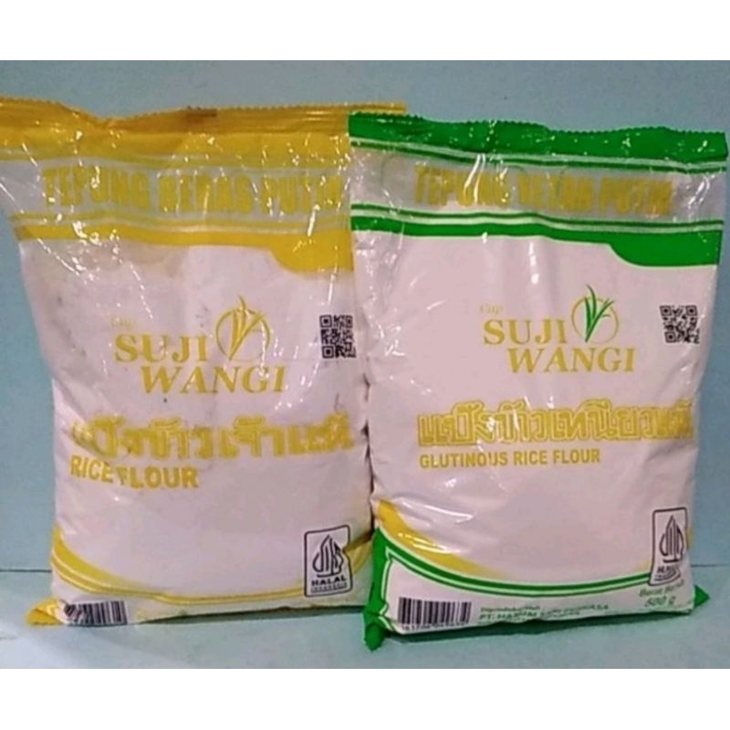 

Tepung Beras dan Tepung Ketan Suji wangi 500gram