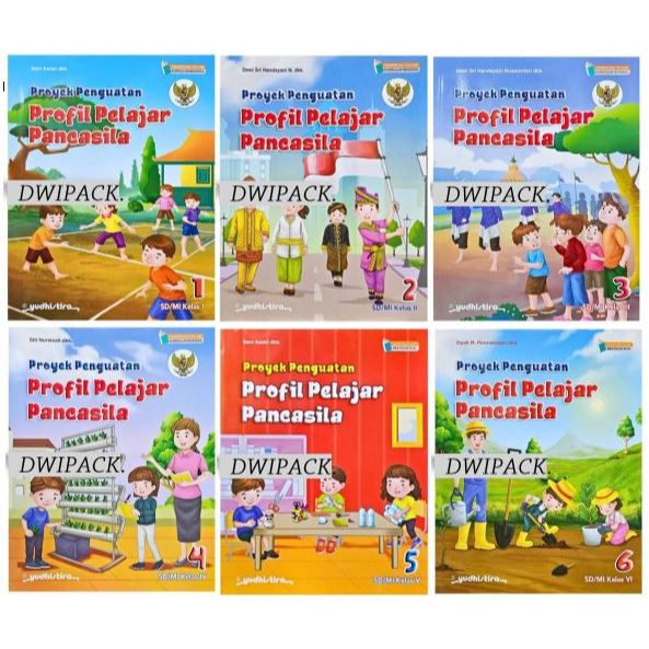 Buku P5 Kurikulum Merdeka Kelas 1-6 Penerbit Yudistira