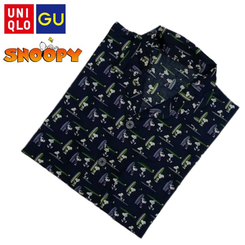 kemeja pantai uniqlo | kemeja casual