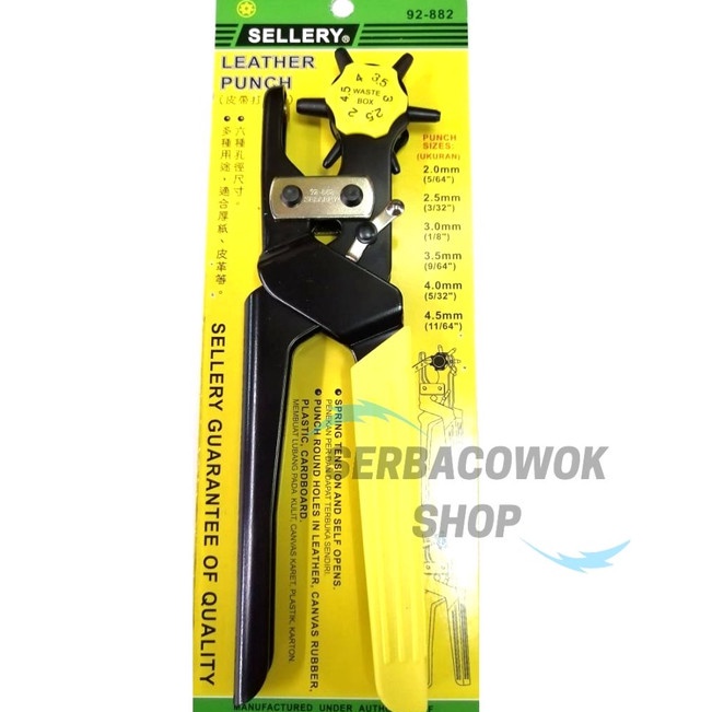 

Pembolong Sabuk Gesper Jaket Sellery Leather Punch 92882 Termurah