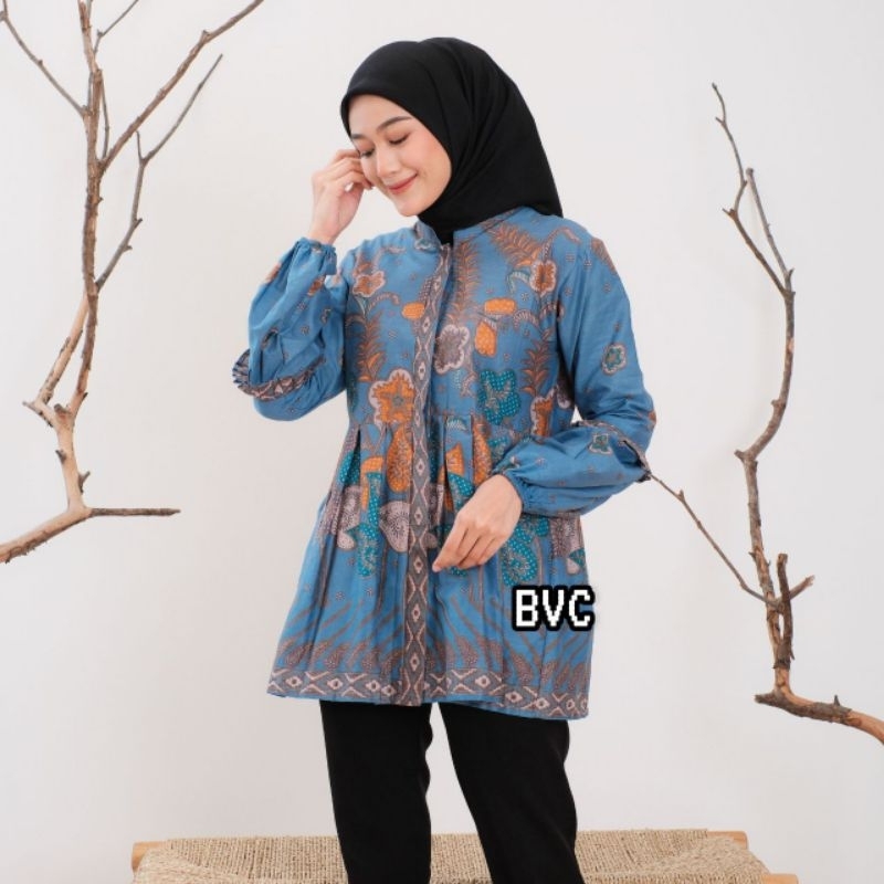 Baju batik wanita modern kekinian terlaris baju batik wanita kerja
