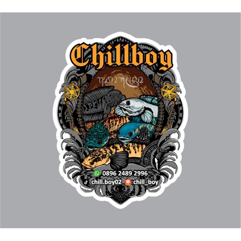 

stiker limbata 12-13cm