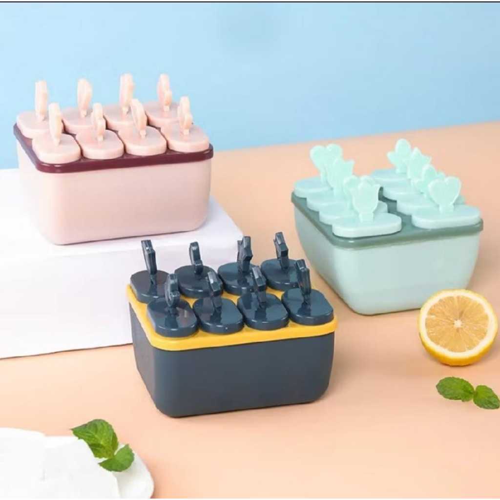 NIQI Cetakan Ice Cream Cetakan Es Loli Cetakan Es Krim Cetakan Es