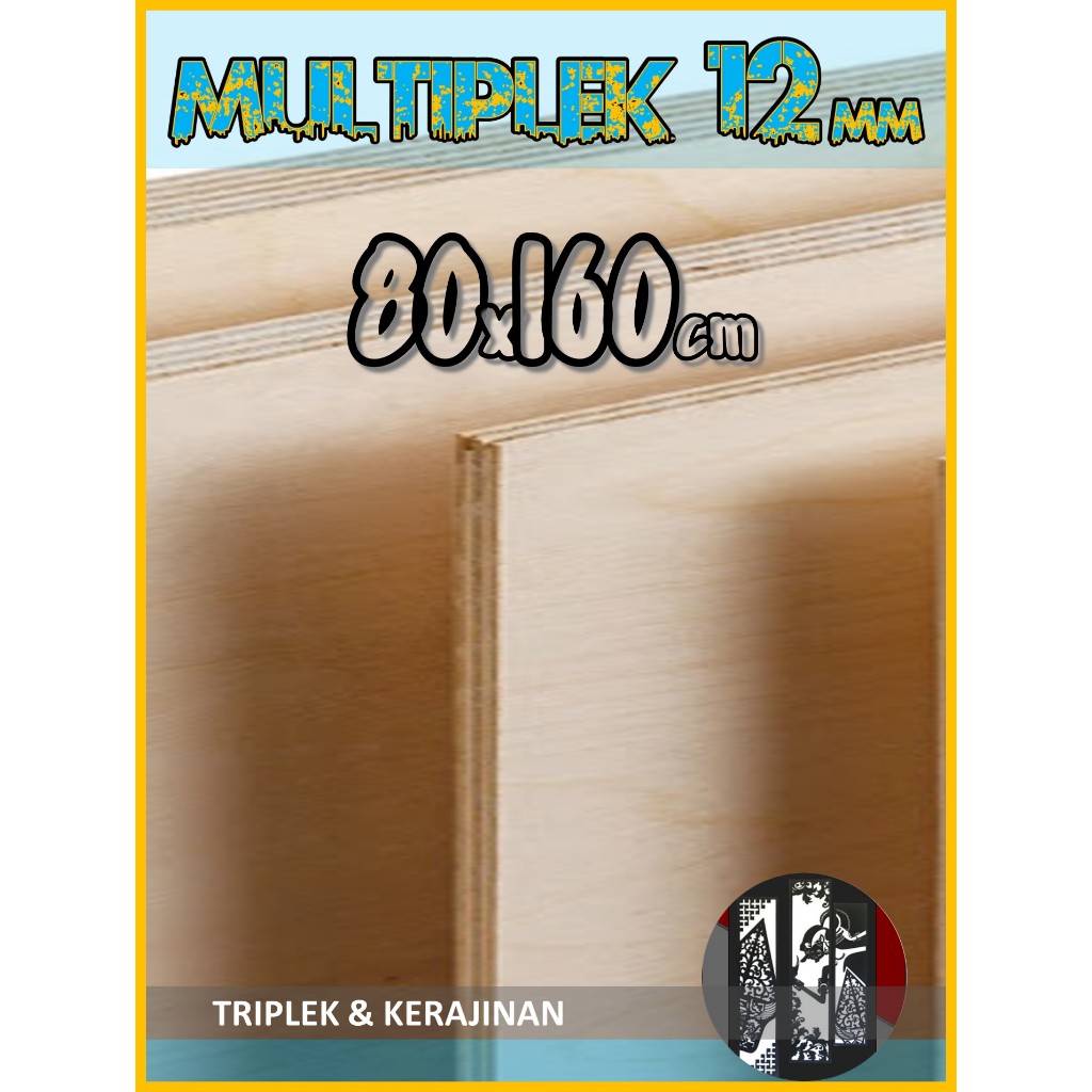 Triplek 12mm 80x160 cm | Multiplek Plywood 12 mm 80x160 | 80 x 160 | 160x80 | 160 x 80 cm