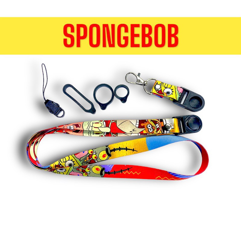 

SPONGEBOB LANYARD NEW ART GANTUNGAN HANDPHONE