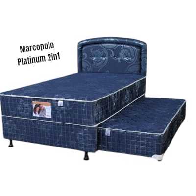 Marcopolo - Springbed Platinum Kasur 2in1 Matras ukuran 120x200 Free Bantal