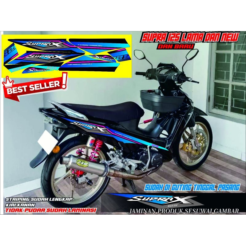 striping supra x 125 striping wave 125 stiker supra x125 lodrace