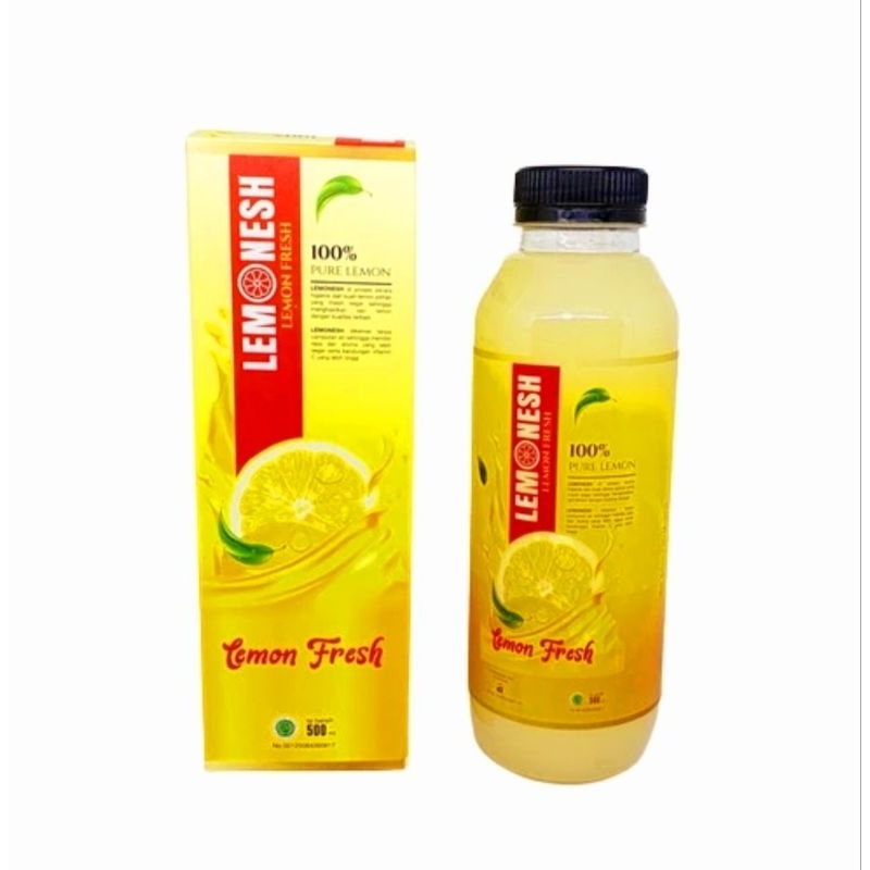 

Lemonesh lemon fresh sari lemon murni 500 ml asli original lemon