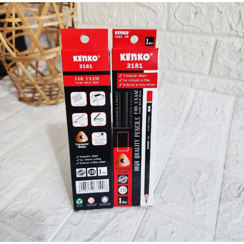 

Pensil Kenko 3181 2B 1 Box 12 Pcs