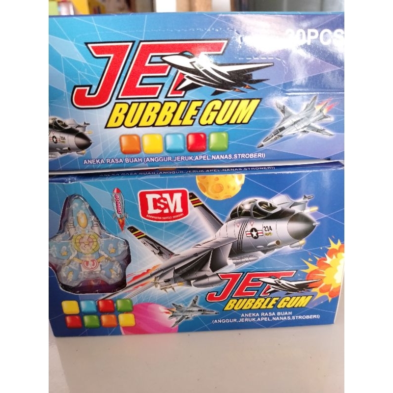 

grosir permen bubble gum pesawat aneka rasa isi 30pcs