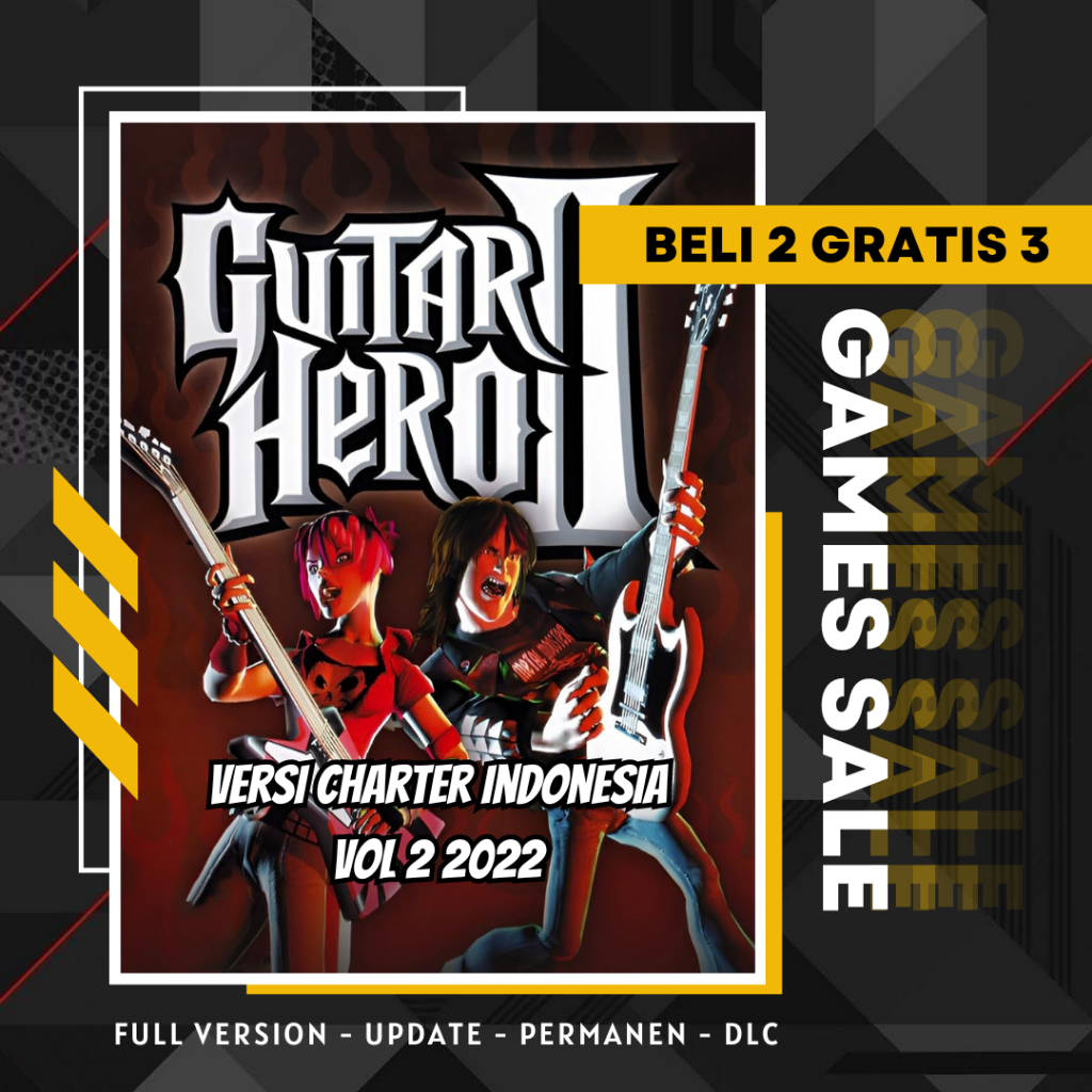 GUITAR HERO VERSI CHARTER INDONESIA VOL 2 - GAME PC - GAME LAPTOP - PC GAMES