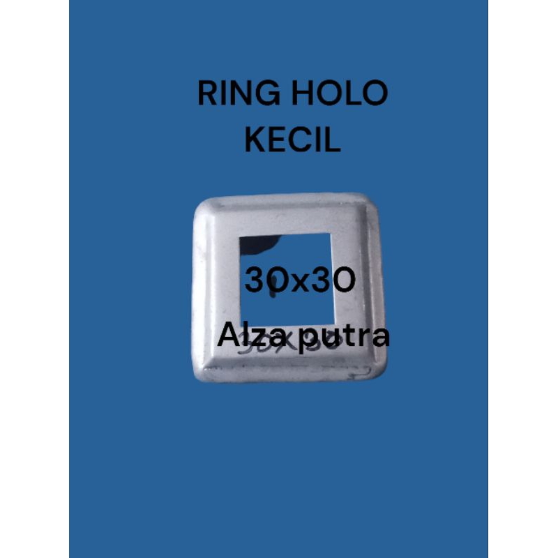 RiNG HOLO 30 x 30 ORNAMEN PAGAR BESI