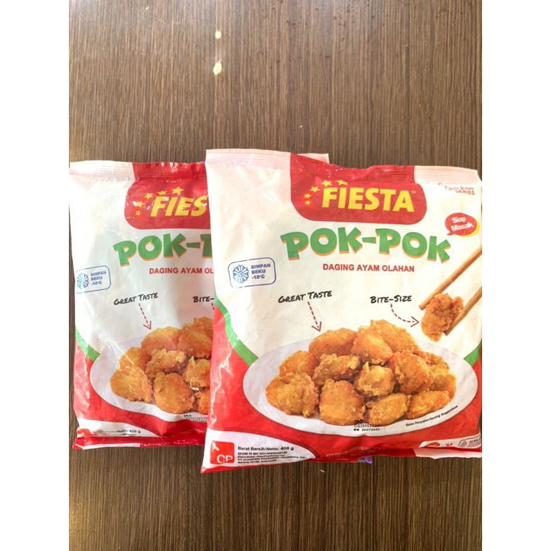 

Fiesta chicken pok pok / fiesta pok pok 500gr / chicken popcorn 400gr