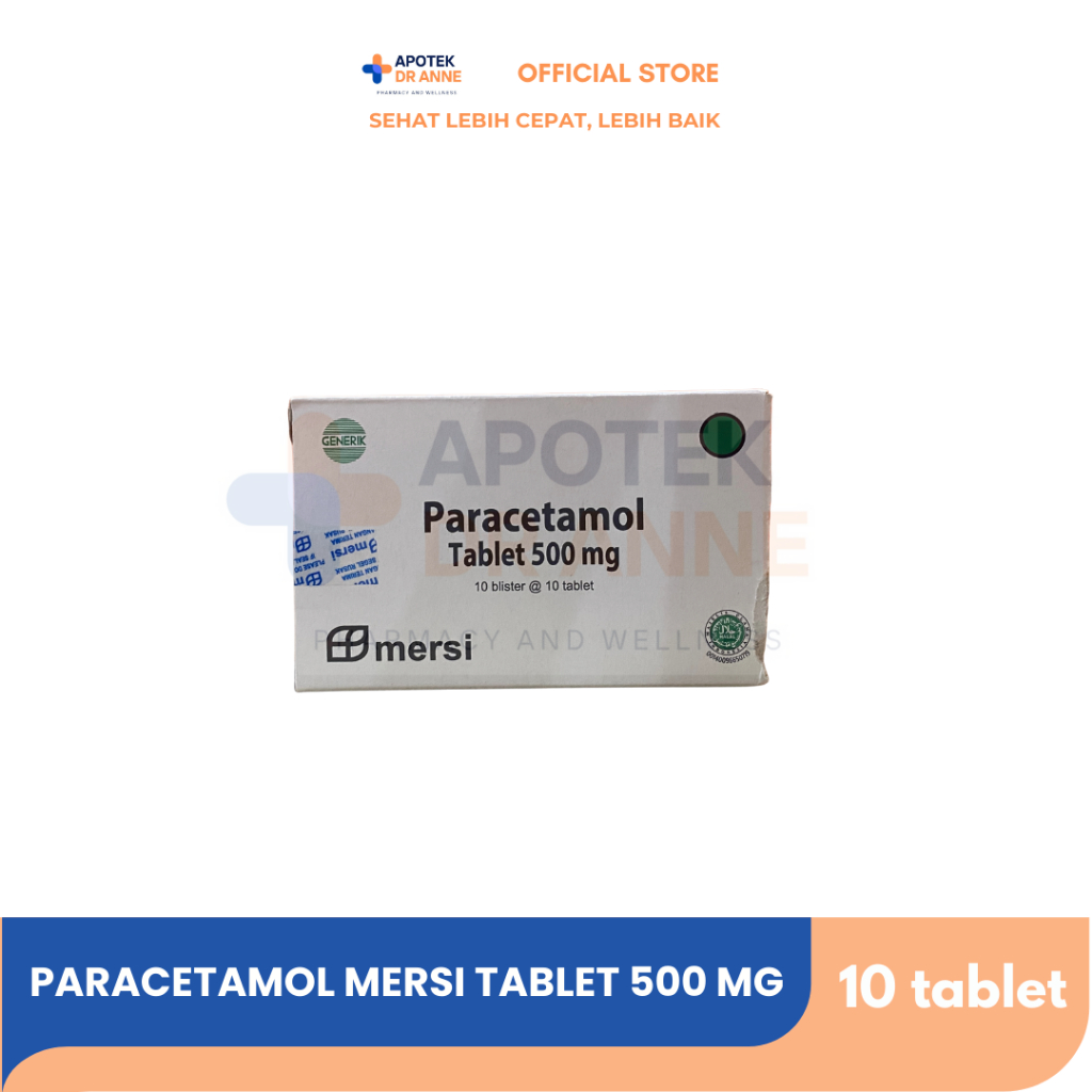 Paracetamol Mersi 500 mg Tablet
