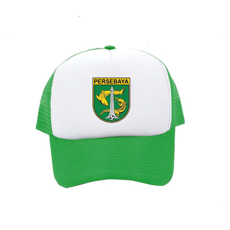 topi Persebaya fans// topi green force custom// topi logo Persebaya