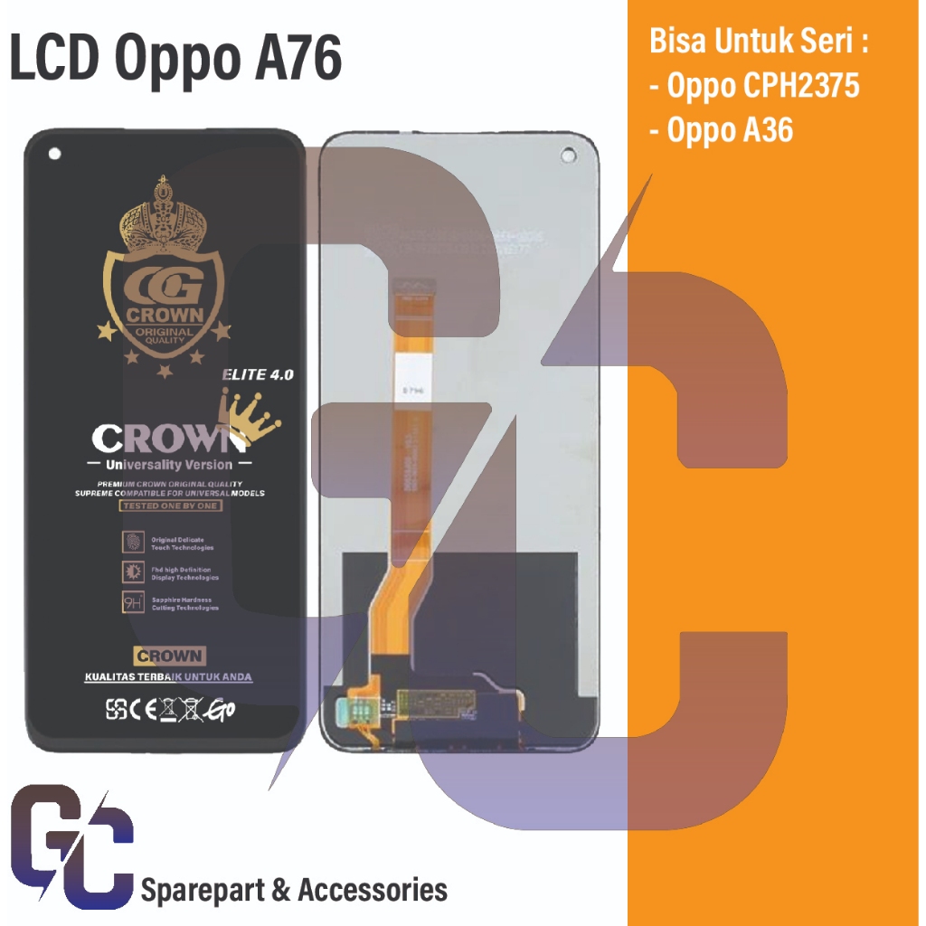 LCD TOUCHSCREEN 0P A76 CPH2375 - 0P A36 LCD TS FULLSET