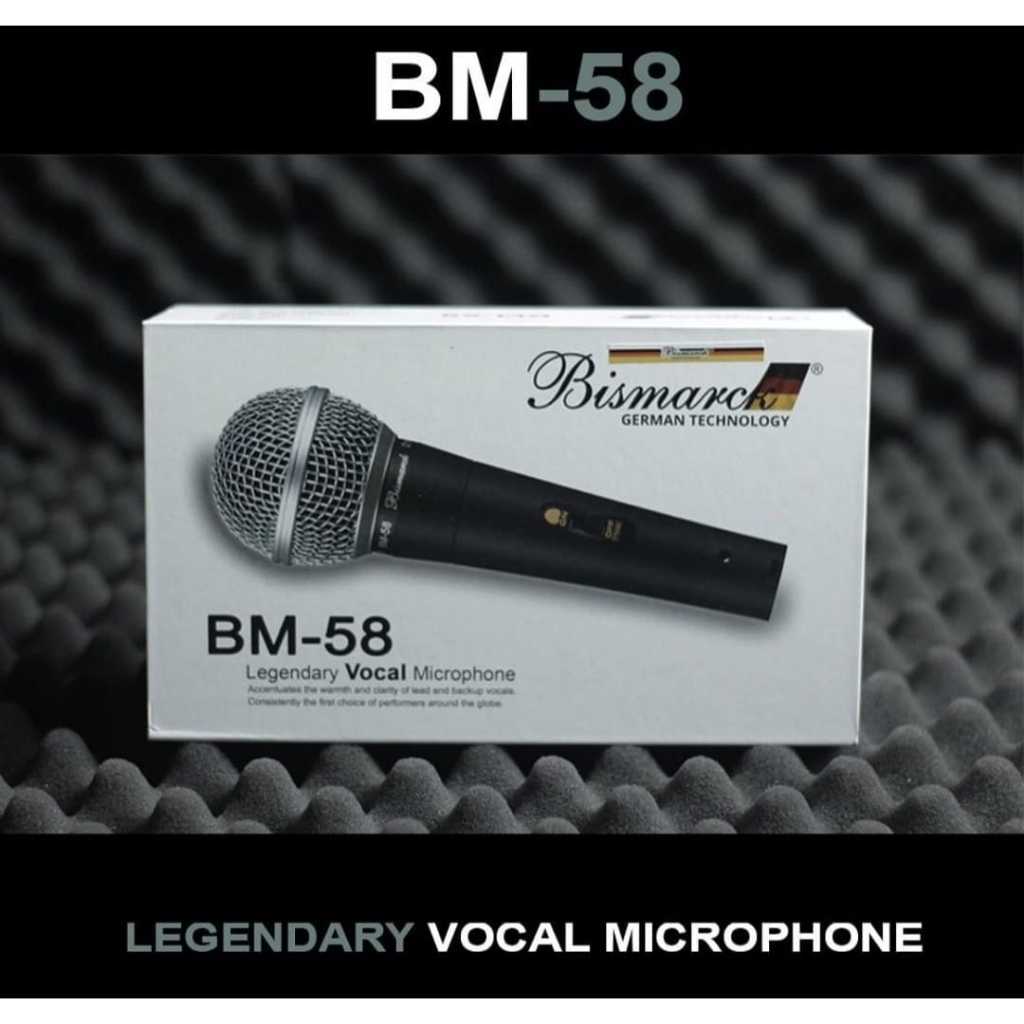 Microphone Mic Mik Kabel Bismarck Bismak Bismark BM 58 BM58 58