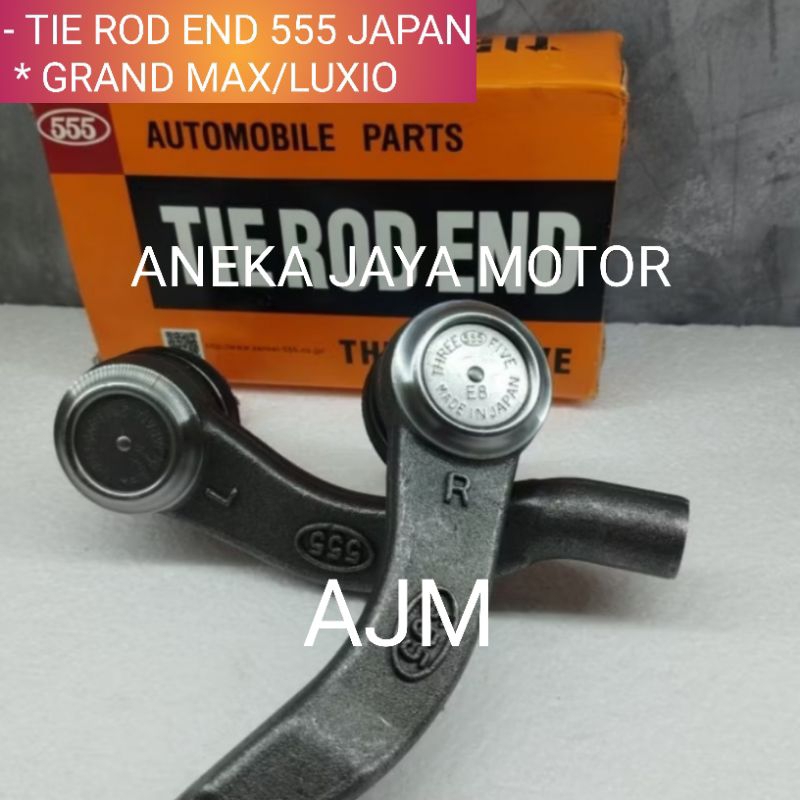 tie rod end Daihatsu Grandmax Luxio merek 555 asli japan 1set kiri kanan