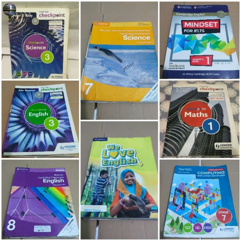 CAMBRIDGE CHECKPOINT SCIENCE COURSEBOOK 8 / CHECKPOINT ENGLISH 3 / CHECKPOINT SCIENCE 7 COURSEBOOK C