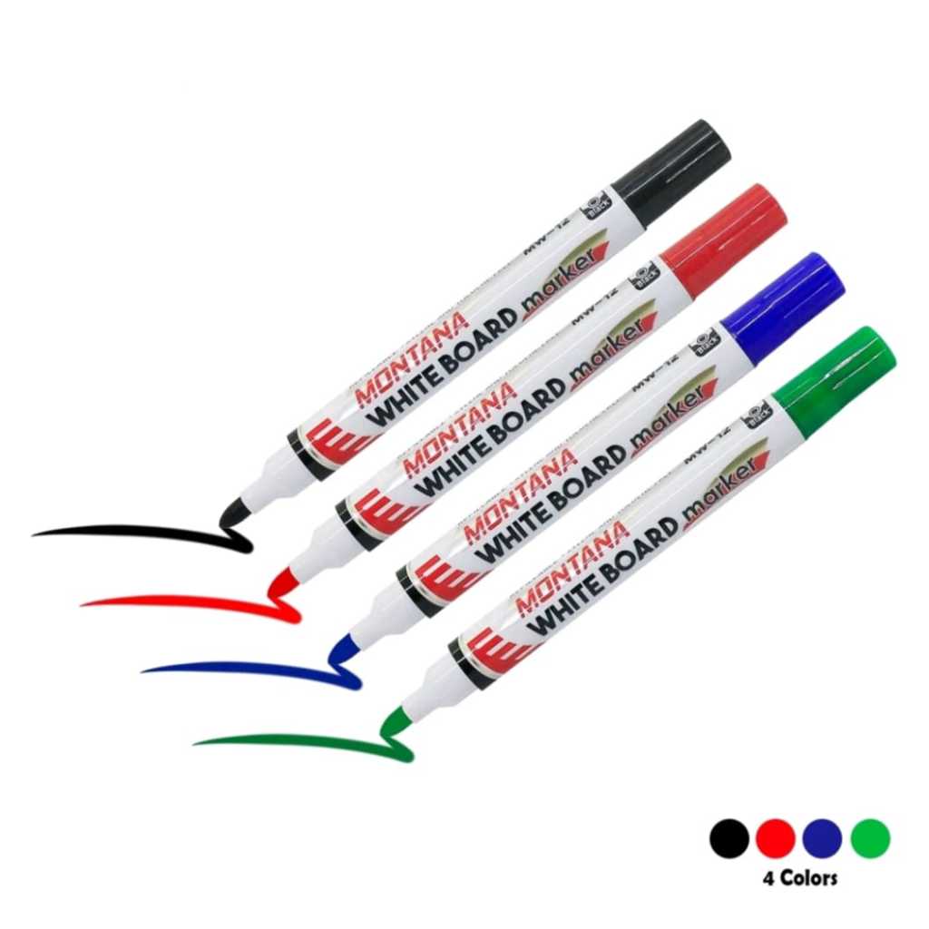 

Spidol Whiteboard Montana / Spidol Papan Tulis / Spidol Murah / Spidol Ecer Montana