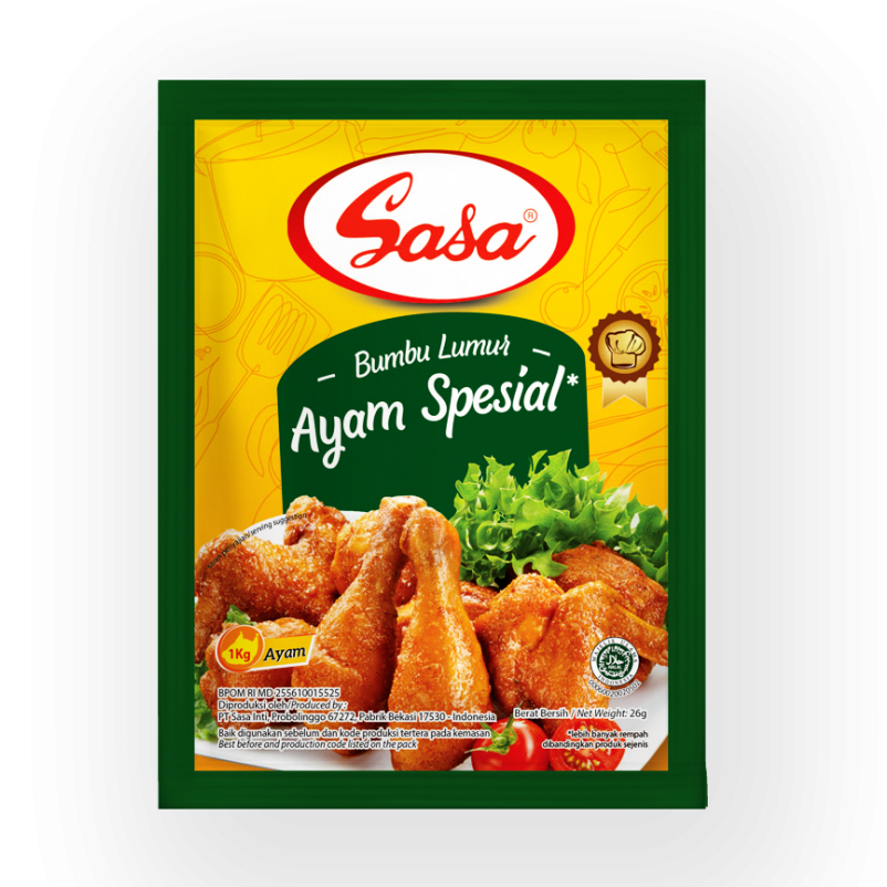 

Sasa Bumbu Lumur Ayam 26gr (5pcs)