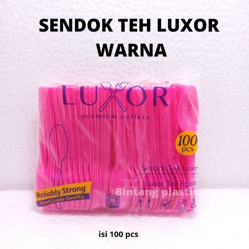 SENDOK TEH LUXOR  WARNA