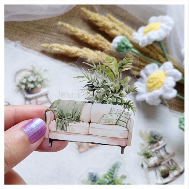 

Deco Sticker - Cozy House Plant Aesthetic Stickers (10 pcs)