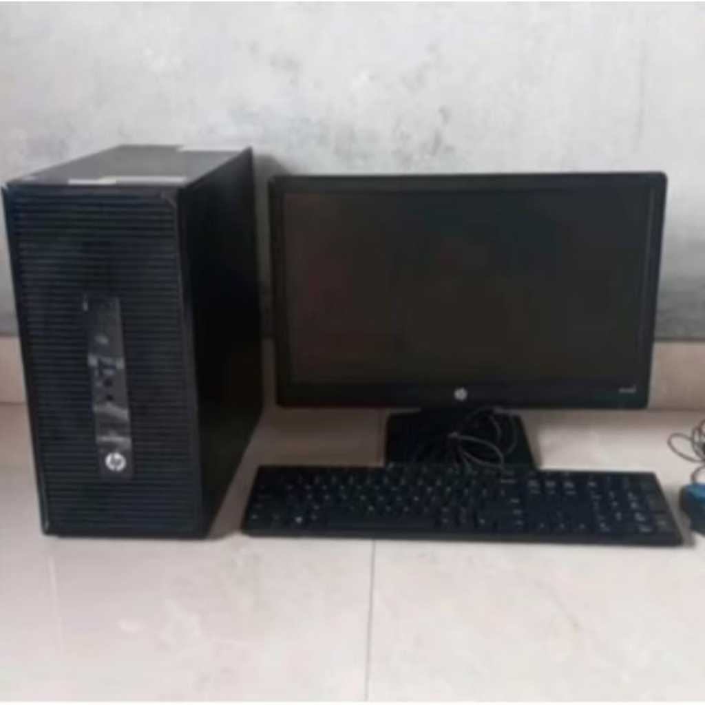 KOMPUTER CORE i5 + MONITOR 19 INCH FULL SET SIAP PAKAI