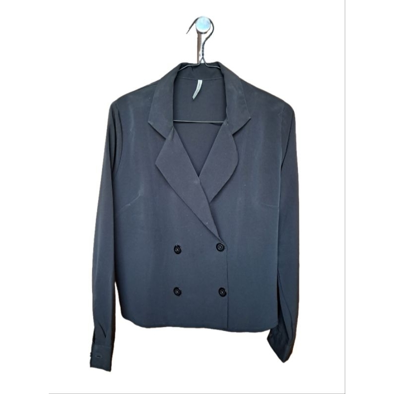 [ PRELOVED ] Blazer Semi Crop Colorbox