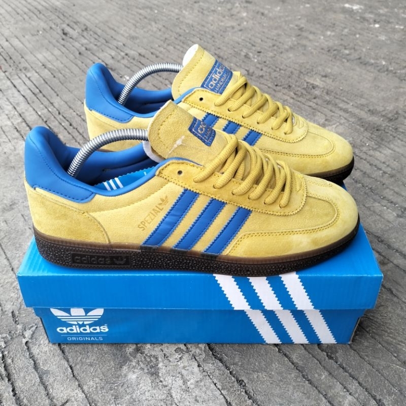 Sepatu sneakers Casual Adidas spezial yellow blue BNIB