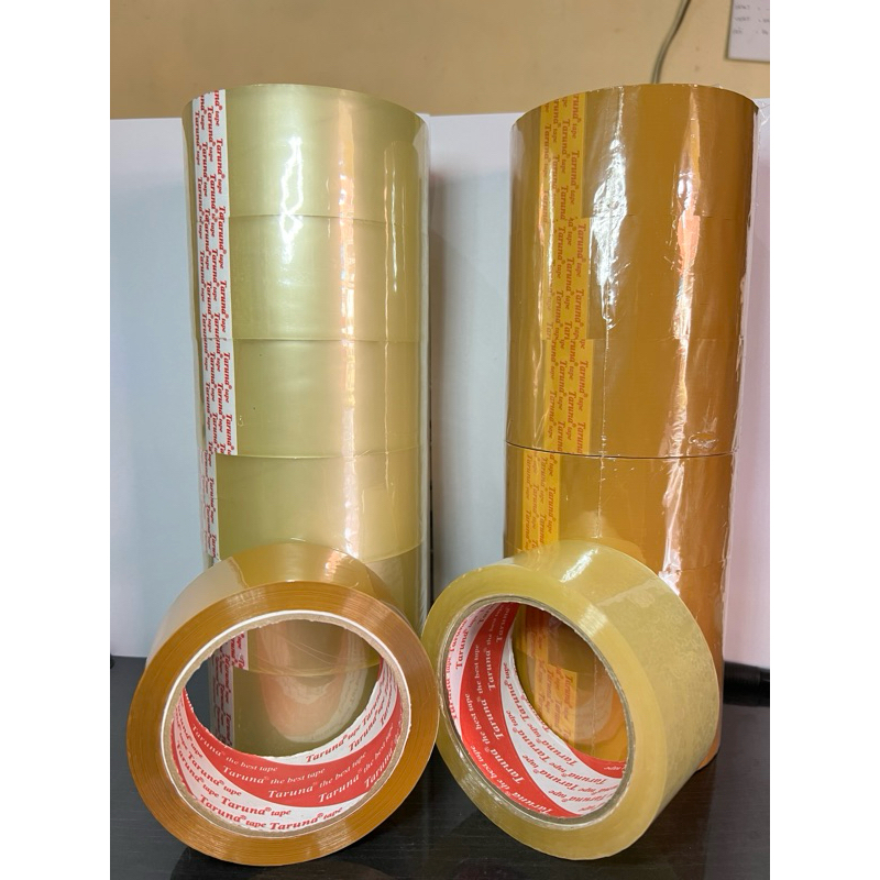 

Lakban / Selotip Taruna 2inch 45mm x 80yard ( 70 Meter )